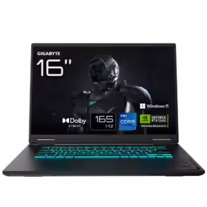 GIGABYTE GAMING A16 CWHI3DEC94SH | 16″ WQXGA IPS 165Hz | Intel Core i7-13620H | RTX 5070 8GB | 16GB DDR5 1TB SSD | Windows 11 Home | Gaming Prenosnik