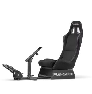 Playseat Evolution ActiFit | REM.00004 | Črna ActiFit Tkanina | Nastavljiv GT Sim Racing Kokpit Za Volan In Pedala | Gaming Stol