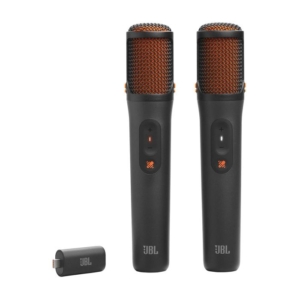 JBL EasySing Mics | 2 Brezžična AI Mikrofona | Odstranjevanje Vokala V Realnem Času | USB-C Dongle | Karaoke Mikrofon