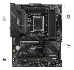 MSI MAG B760 Tomahawk | LGA 1700 | WiFi | ATX | HDMI DisplayPort | Matična Plošča
