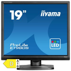 Iiyama ProLite E1980S-B1 | 19" 5:4 LED Monitor | 1280x1024 | 75Hz | HDMI + DisplayPort | Vgrajeni Zvočniki | Črn Monitor