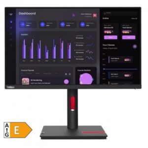 Monitor Lenovo T24i-30 | 60,5 cm (23,8") | 1920x1080 | IPS | 4ms | VGA HDMI DisplayPort 4xUSB3.2 | Pivot | sRGB99% | Profesionalni Monitor