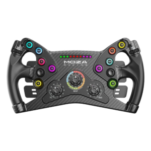 MOZA Racing KS Wheel RS047 | 300 mm GT Sim Racing Volan Z RGB Gumbi In Dual Clutch | Črn | Volan Za Sim Racing