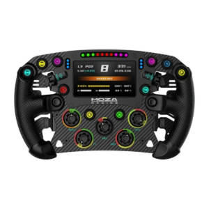 MOZA Racing FSR2 | RS068 | 280 mm | 4,3-Palčni Touchscreen | 6-Paddle Design | Carbon Fiber | RGB LED | Formula Gaming Volan