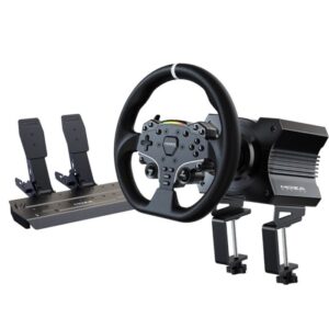 Moza Racing R5 RS20 | 5.5 Nm Direct Drive | ES Wheel + SR-P Lite Pedals | PC | Črn | Sim Racing Bundle