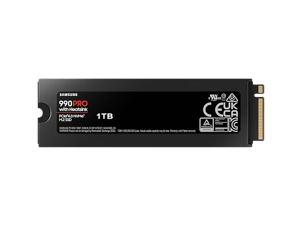 Samsung 990 pro heatsink | 1tb nvme ssd | m. 2 | pci-e 4. 0x4 | v-nand | nvme ssd disk 1 Samsung 990 pro heatsink ssd 1tb m. 2 80mm pci-e 4. 0 x4 nvme, v-nand, komponentko