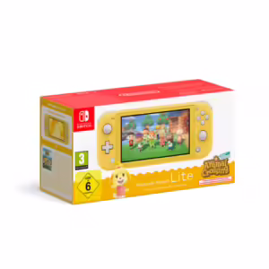 Nintendo Switch Lite Yellow | Animal Crossing New Horizons Digital | 5.5" Handheld | 32GB | Rumena Igralna Konzola