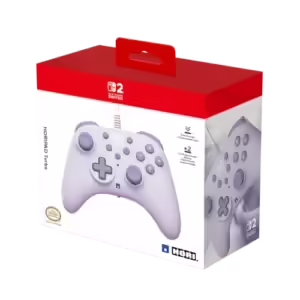 HORI HORIPAD Turbo | Cozy Lavender | USB-A 3 m Kabel | C-Gumb In Programabilna Zadnja Gumba | Nintendo Switch 2 Kontroler