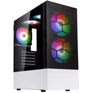 KOLINK OBSERVATORY MX MESH | ARGB | Midi ATX | Črno-belo | Osvetljeno Ohišje