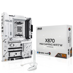ASUS X870 MAX GAMING WIFI7 W | AMD AM5 | DDR5 | ATX | Matična Plošča