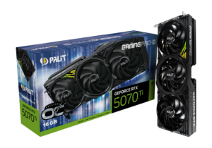 Palit GeForce RTX 5070 Ti GamingPro-S OC | 16GB GDDR7 | DLSS 4 | 2.5-Slot | Grafična Kartica