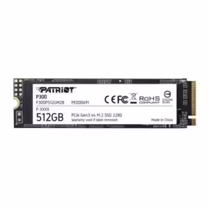 Patriot P300 | 512GB | M.2 2280 NVMe PCIe 3.0 x4 | Do 1700/1200 MB/s | SSD Disk