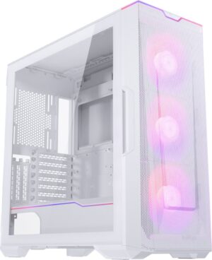 PHANTEKS ECLIPSE G500A | Kaljeno Steklo | D-RGB | LED | ATX | Belo | Računalniško Ohišje