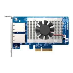 QNAP QXG-10G2T | 2X 10GbE RJ45 | PCIe 3.0 X4 | 5-Speed NBASE-T | Mrežna Kartica