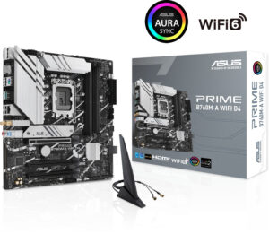 ASUS PRIME B760M-A WIFI D4 | LGA 1700 | mATX | DDR4 | SATA3 | Wi-Fi 6 | Matična Plošča