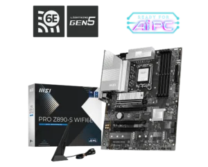 MSI Pro Z890-S WiFi6E | Z890 | LGA1851 | ATX | DDR5 | Wi-Fi 6E | Matična Plošča