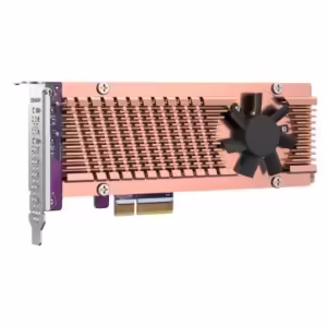 QNAP QM2-2P-344A | Dual M.2 NVMe SSD | PCIe 3.0 x4 | Hladilni Modul | Razširitvena Kartica Za NAS