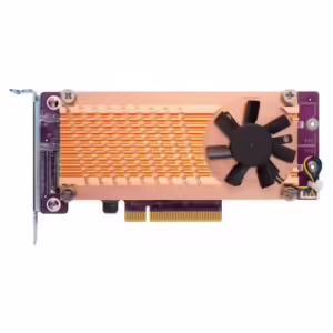 QNAP QM2-2P-384A | Dual M.2 NVMe SSD | PCIe Gen3 x8 | Za NAS In PC | Razširitvena Kartica