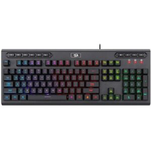 Redragon Aditya K513-RGB | Žična Membranska Gaming Tipkovnica | RGB Osvetlitev | 5 Makro Tipk | S Šumniki