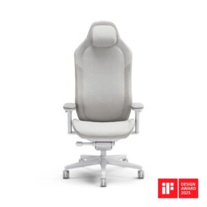 Fractal Design Refine | Fabric Light | Ergonomski Gaming In Pisarniški Stol Z 4D Nasloni Za Roke | Synchro-Tilt | Nastavljiva Ledvena Opora | Gaming Stol