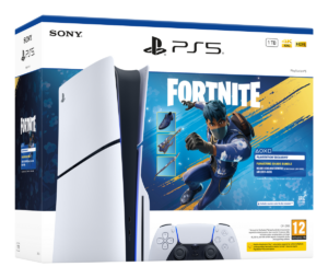 Sony PlayStation 5 Slim | 1TB SSD | Fortnite Flowering Chaos Bundle | Bela | Disk Verzija | Igralna Konzola