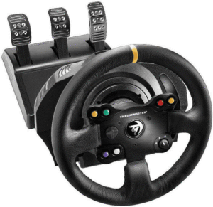 Thrustmaster T300 Ferrari Integral Racing Wheel Alcantara Edition | Force Feedback | PS5 PS4 PC | T3PA Pedala | Gaming Volan