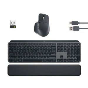 Logitech MX Keys S COMBO | Brezžična | Grafitna | SLO g. | Tipkovnica in Miška