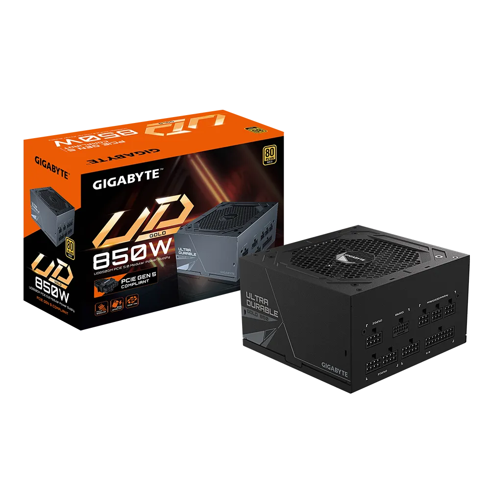 Gigabyte ud850gm pg5 | 850w | 80 plus gold | modularni napajalnik 1 Gigabyte ud850gm pg5 gold modularni napajalnik komponentko