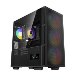 UVI OMEGA NV56C Black Ryzen 5 7500F | RTX 5060 8GB | 1TB | 32GB | 850W | W11H | Črna RGB | Zračno Hlajenje | Gaming Računalnik