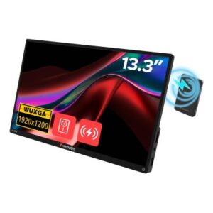 Verbatim Portable Monitor 13,3 | WUXGA 1920 x 1200 | Touchscreen IPS | 5000 mAh Wireless Power Bank | USB-C HDMI | Prenosni Monitor