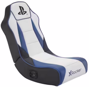 X Rocker Geist 2.0 PlayStation | 2 Zvočnika | Zložljiv Dizajn | Belo-Modra Barva | Gaming Bodensessel