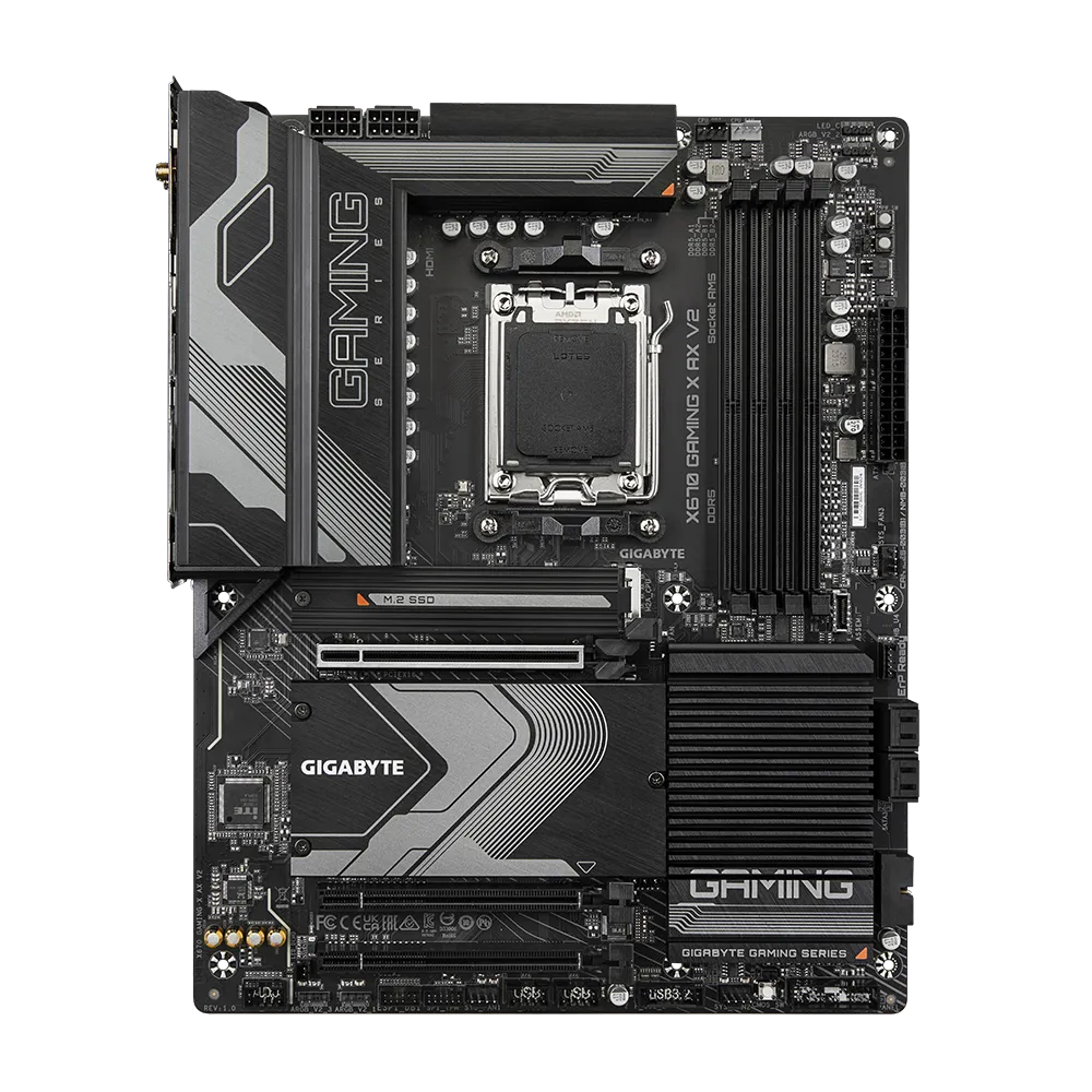 Gigabyte x670 gaming x ax v2 | am5 | atx | ddr5 | sata3 | displayport | wi-fi 6e | matična plošča 1 Gigabyte x670 gaming x ax v2, ddr5, sata3, usb3. 2gen2x2, dp, wifi 6e, am5 atx komponentko