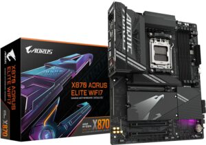 GIGABYTE X870 AORUS ELITE WIFI7 | AM5 | ATX | DDR5 | SATA3 | Displayport | 2.5GbE | WiFi 7 | Matična Plošča