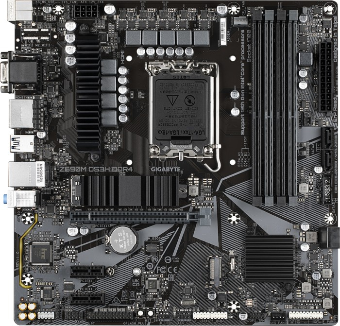 Gigabyte z690m ds3h ddr4 | sata3 | usb3. 2gen2 displayport | 2. 5gbe | lga1700 | matx | matična plošča 1 Gigabyte z690m ds3h ddr4, ddr4, sata3, usb3. 2gen2, dp, 2. 5gbe, lga1700 matx komponentko
