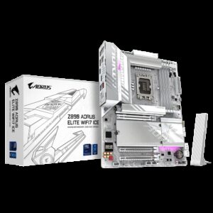 GIGABYTE Z890 AORUS ELITE WIFI7 ICE | LGA1851 | ATX | DDR5 | SATA3 | Displayport | 2.5GbE | WIFI 7 | Matična Plošča