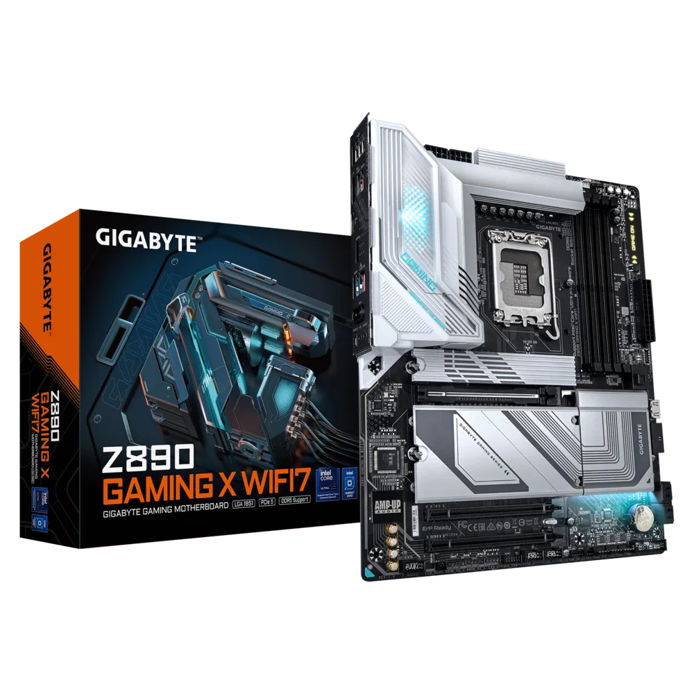 Gigabyte z890 gaming x wifi7 | 2. 5gbe | lga1851 | atx | ddr5 | sata3 | displayport | matična plošča 1 Gigabyte z890 gaming x wifi7, ddr5, sata3, usb4, dp, 2. 5gbe, wifi 7, lga1851 atx komponentko