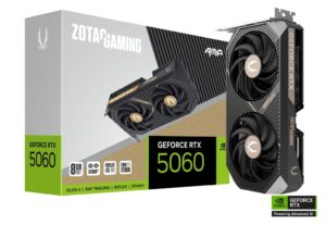 ZOTAC GAMING GeForce RTX 5060 AMP | 8GB GDDR7 | DLSS 4 | Blackwell | SFF-Ready | Grafična Kartica